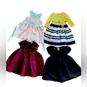 Girls 3T Dresses: Rare Editions, Bonnie Jean, Blueberri Boulevard, Glitterwear